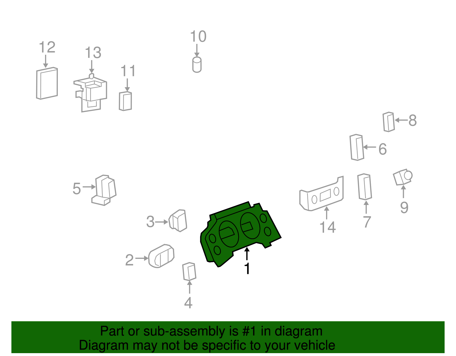 Cluster - GM (25942800)