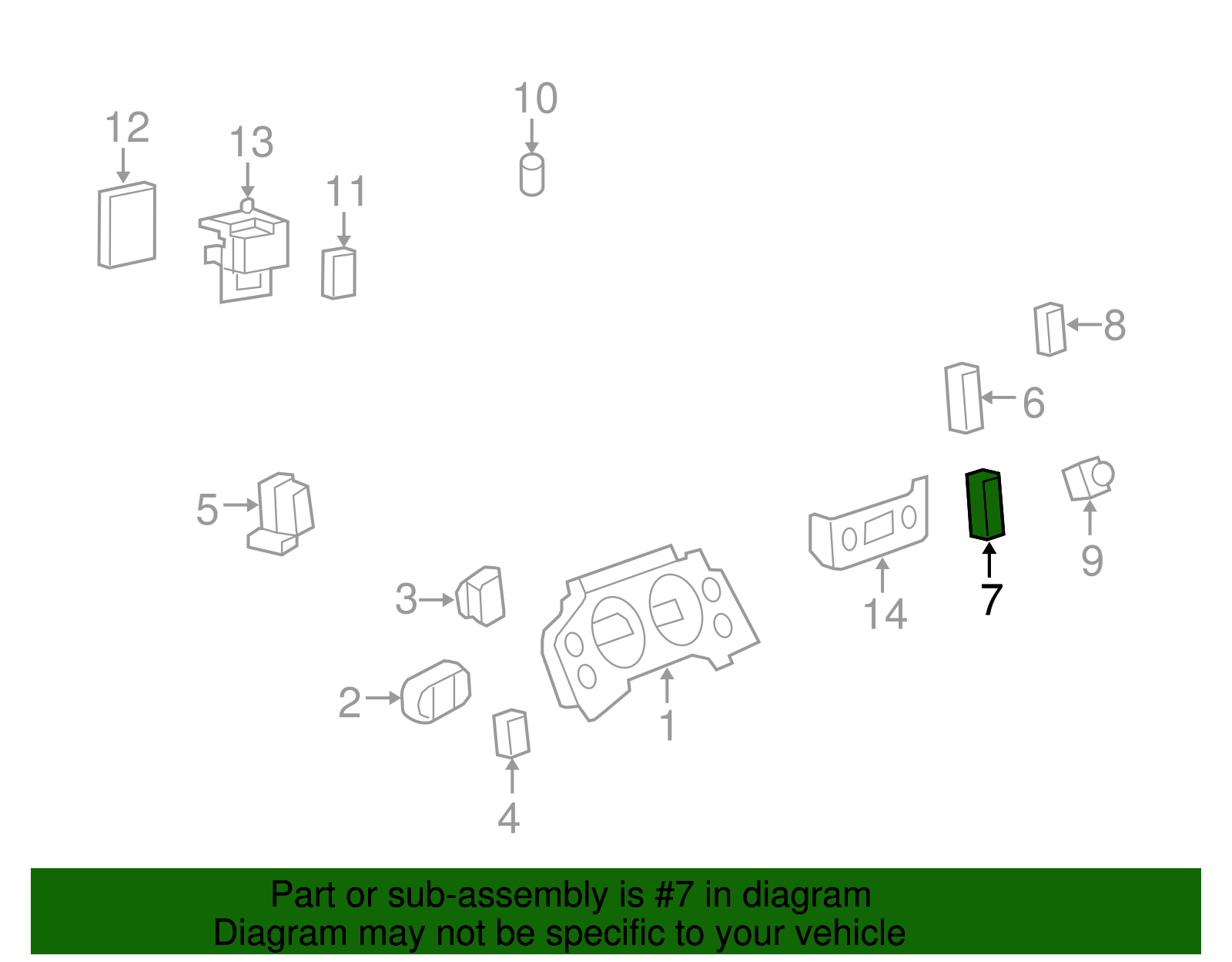 Switch Assembly-Acsry - GM (10386139)