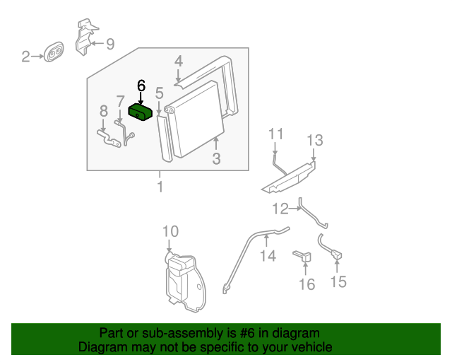 922001HP0C Expansion Valve 20112023 Nissan Nissan OEM Parts Direct