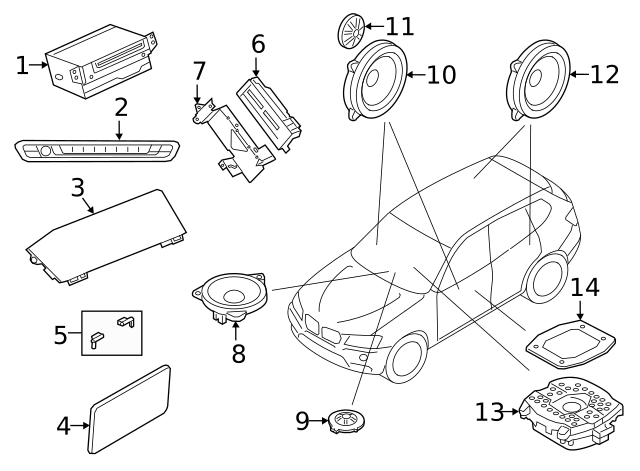 65-12-5-A36-379 - Radio - 2019-2023 BMW | Buy BMW Parts Now