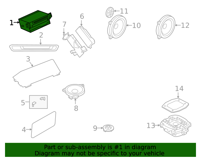 65-12-5-A36-379 - Radio - 2019-2023 BMW | Buy BMW Parts Now