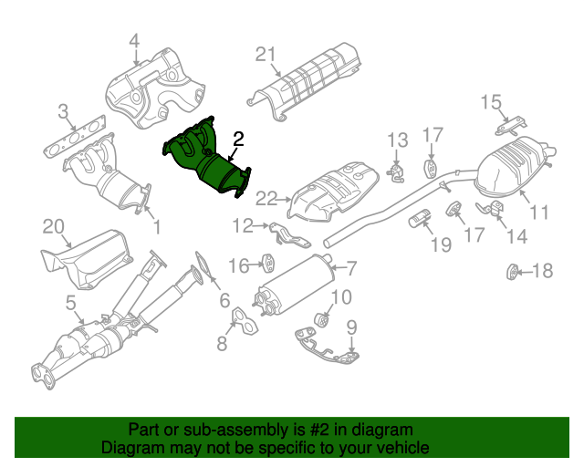 36000170 Exhaust Manifold 20072012 Volvo XC90 Volvo Swag