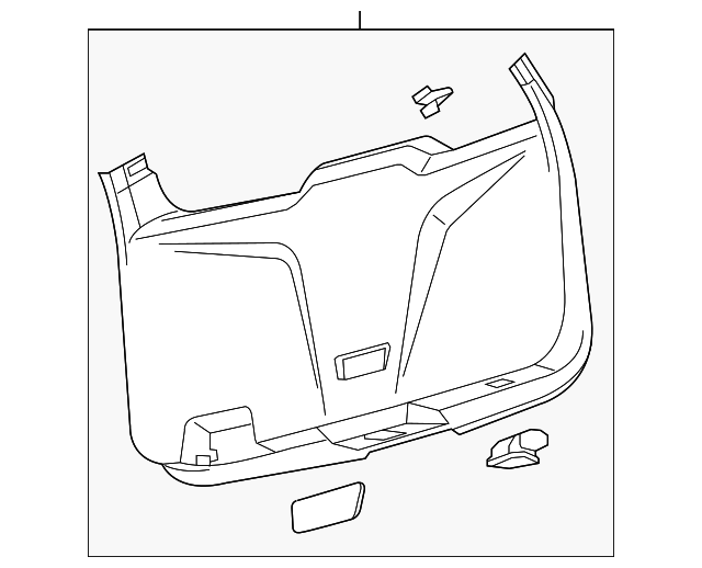Genuine OEM Ford Part Lower Trim Panel FB5Z7842906BA Genuine OEM