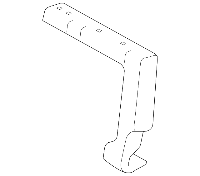 7938560120 Seat Back Pad 20032009 Lexus GX470 MyLexusParts