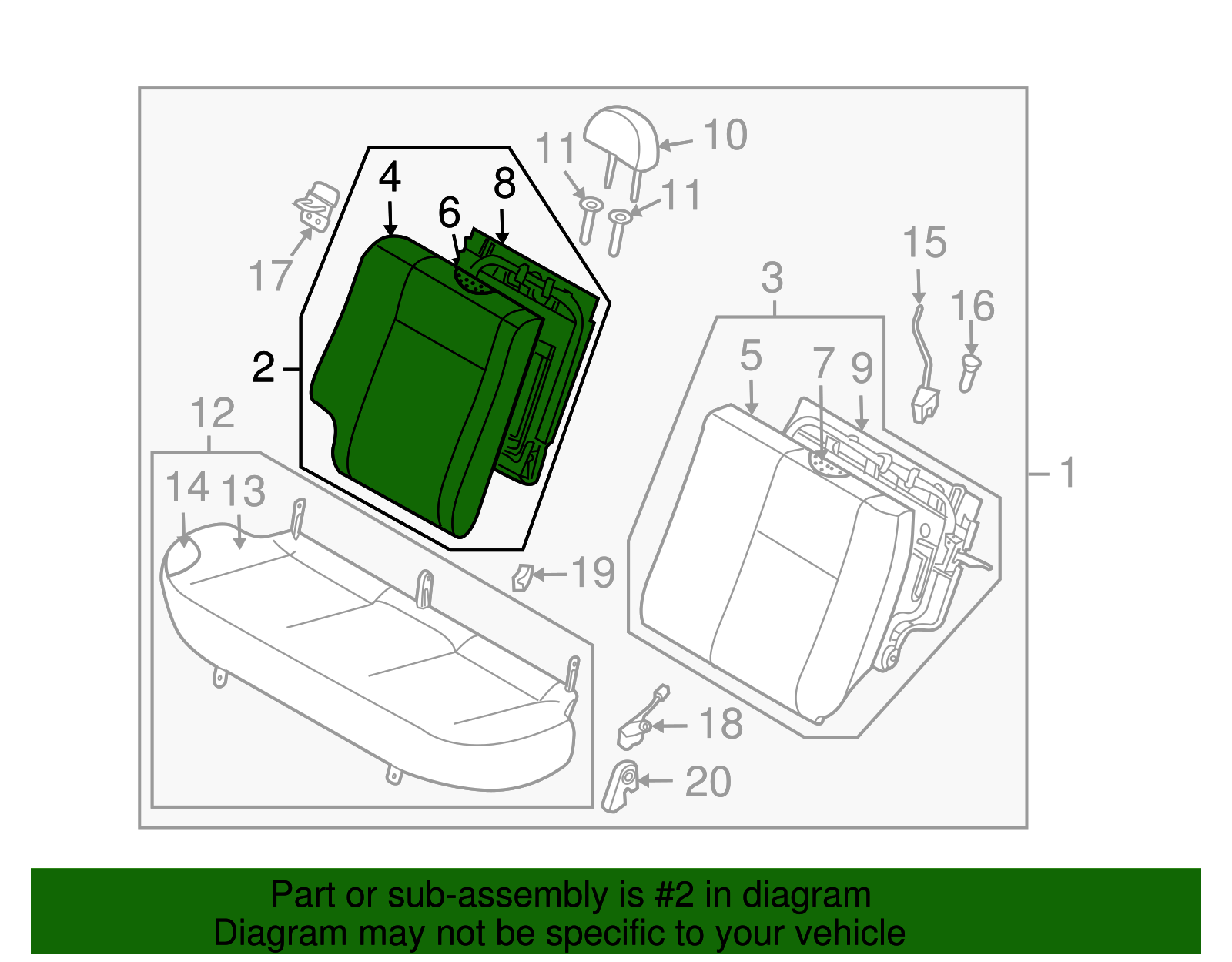 Cushion - GM (96891101)