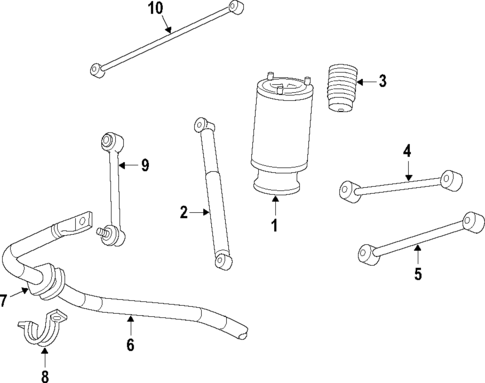 Rear Axle for 2006 Saab 9-7x | Saab Parts Counter