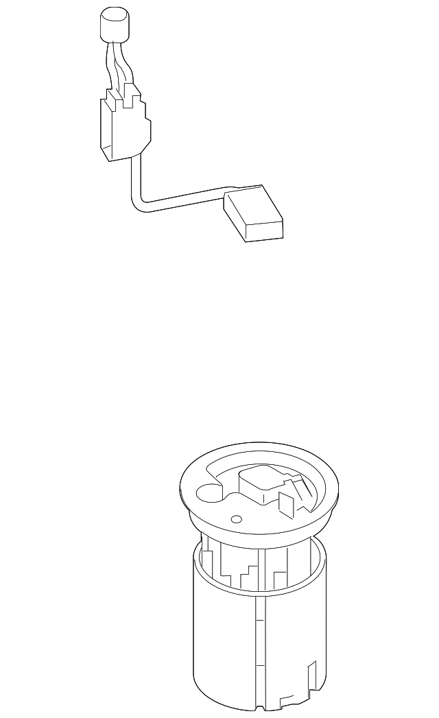 20122013 Mazda 3 Fuel Pump Assembly PE071335Z