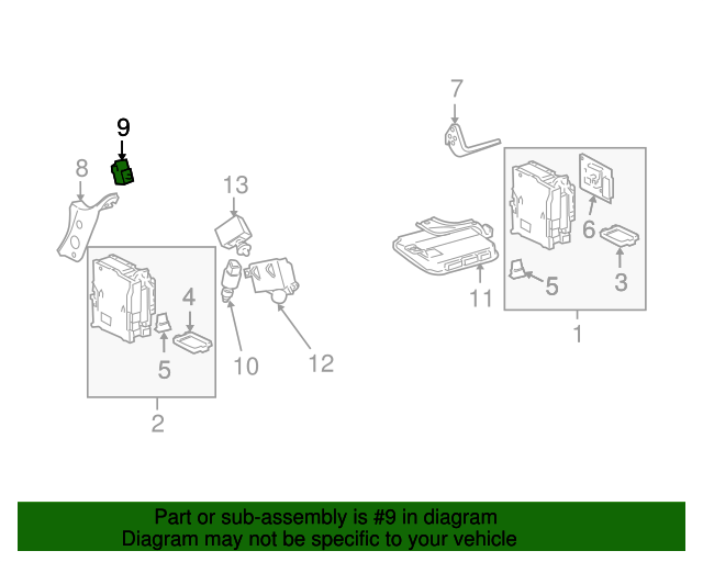 19972021 Lexus Park Brake Warning Switch 8455016060 OEM Parts Online