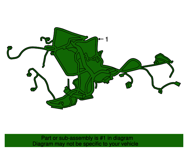 20122014 GM Engine Wiring Harness 22899926 GM