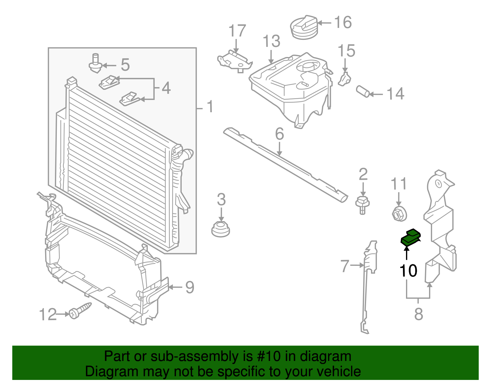 Air Duct Clip - Volkswagen (N-104-911-01)