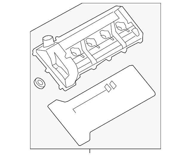 20122017 Hyundai Valve Cover 224203F400 OEM Parts Online