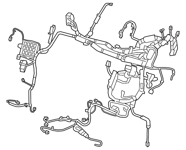 20182019 Nissan Leaf Wire Harness 240125SA1C
