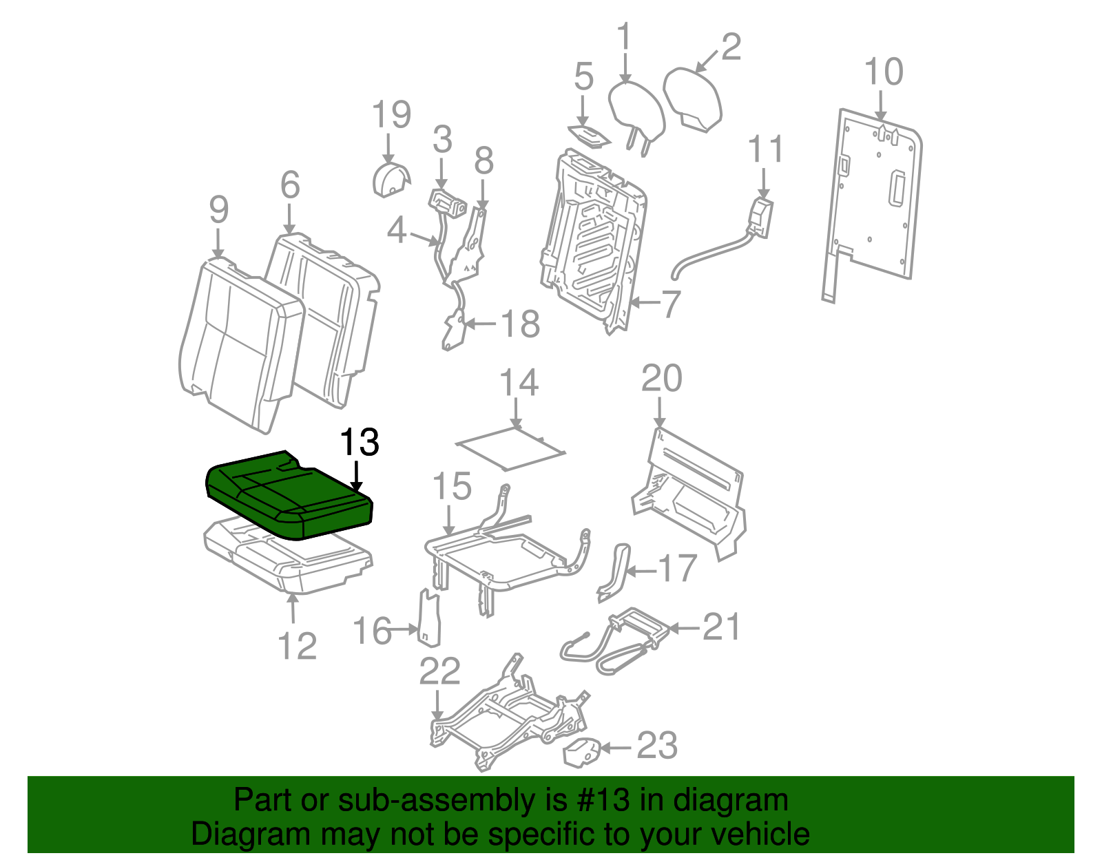 Seat Cover - Buick (89044385)