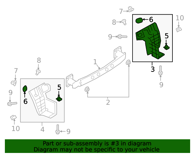20192022 Mazda 3 Splash Shield BCKA50340