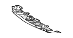Genuine Mercedes-Benz Lower Support 156-885-36-00 Genuine Mercedes-Benz Lower Support 156-885-36-00