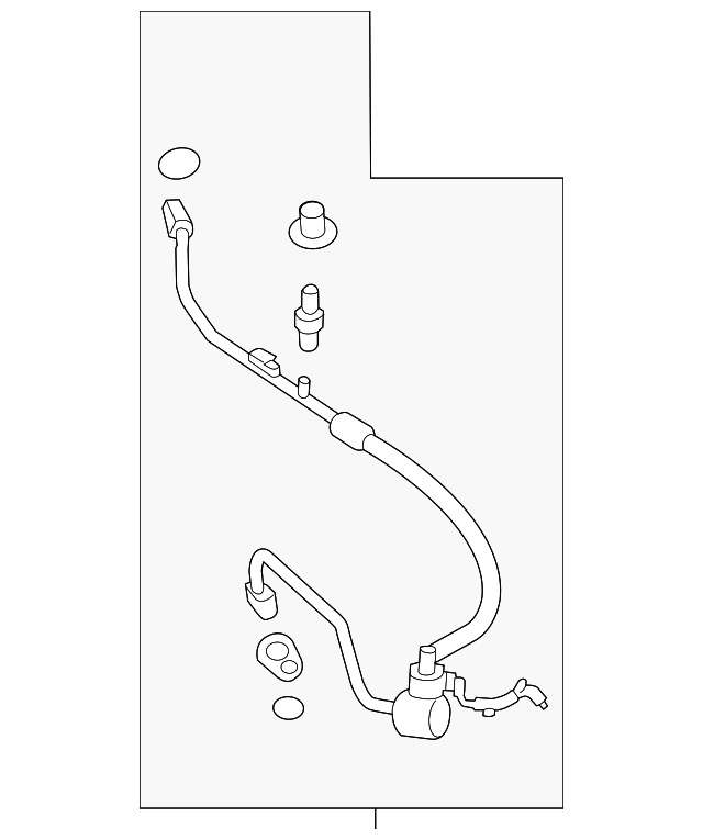 Suction Line - Ford (GV6Z-19D742-HA)