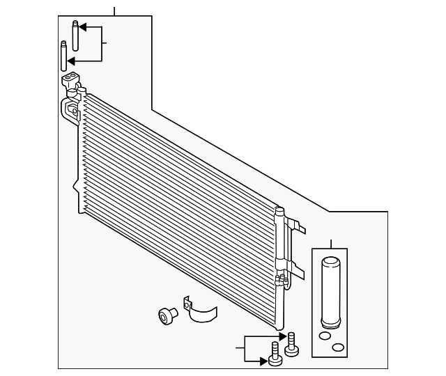 Motorcraft™ A/C Condenser - Ford (YJ-622)