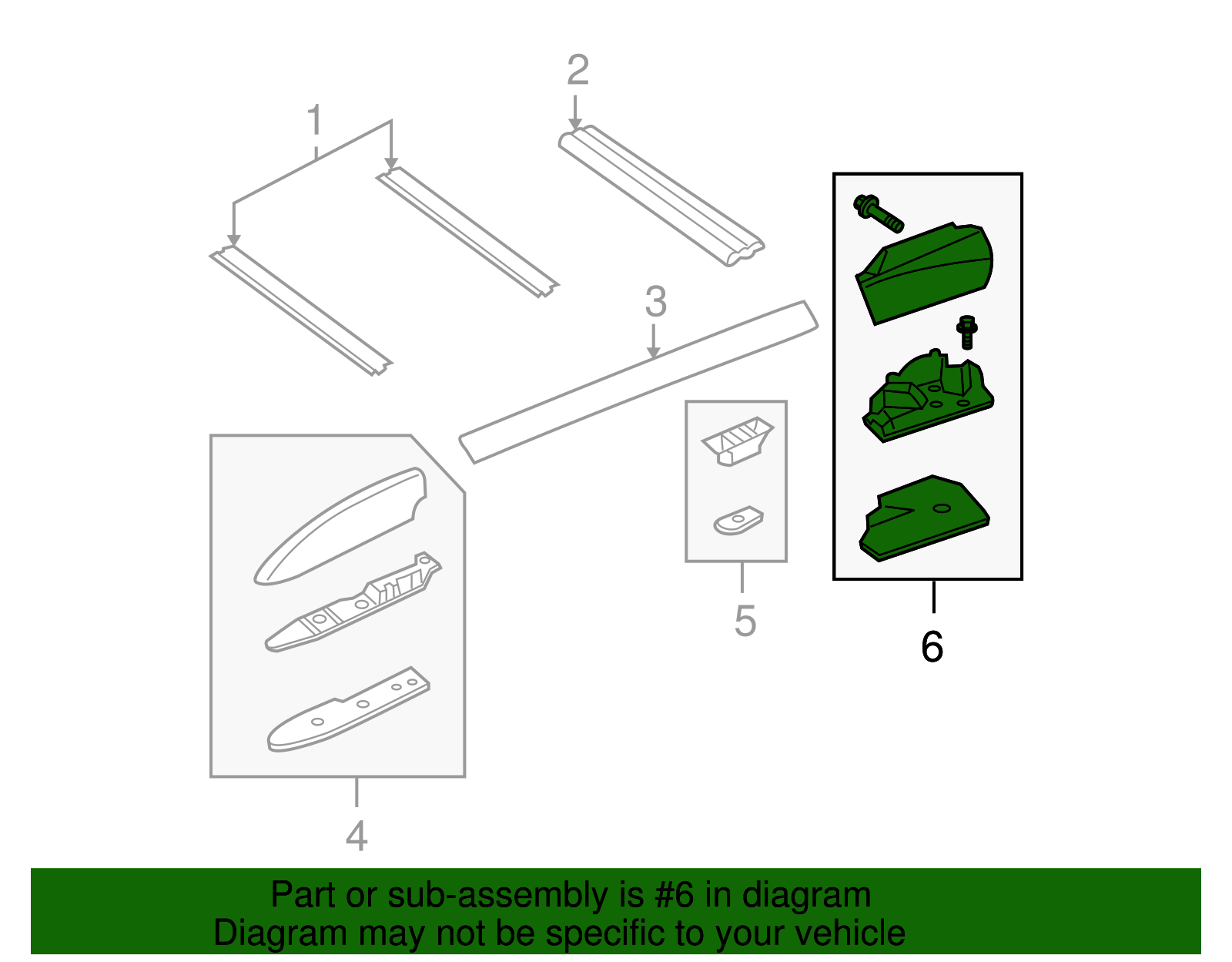 Support Assembly, Lugg Carr Rear Rl (Left-hand) - GM (88937285)