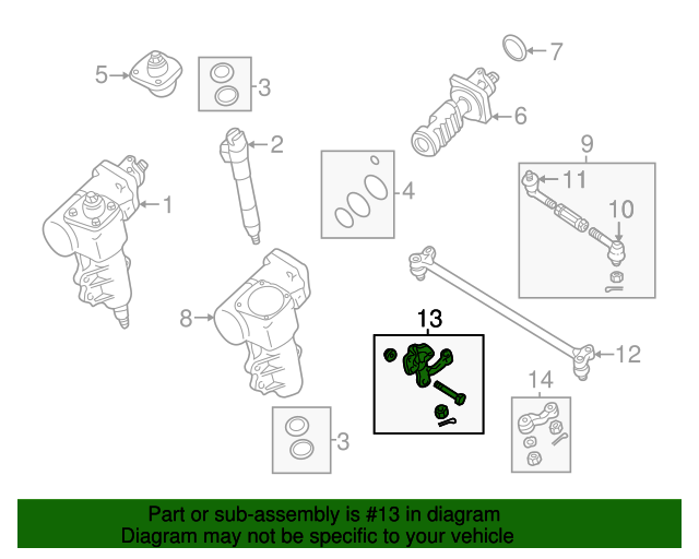 19982004 Nissan Idler Arm Assembly D8530VK90A Nissan Parts Store