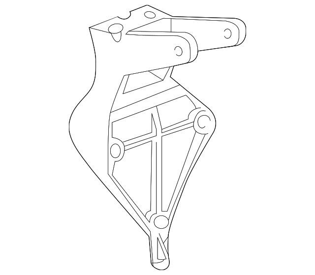 Bracket, Eng Rear Mt - GM (09127182)