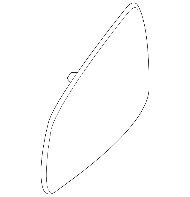 Passenger Side Rearview Mirror Glass - GM (93357486)