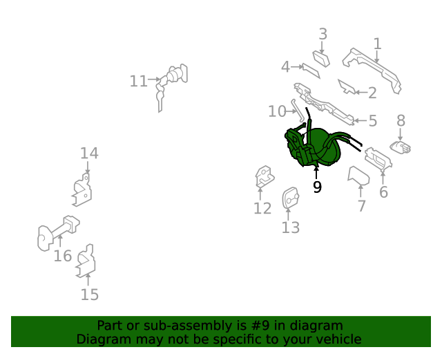 20142020 Infiniti Q50 Lock Assembly 805014HB0A Infiniti Parts Online