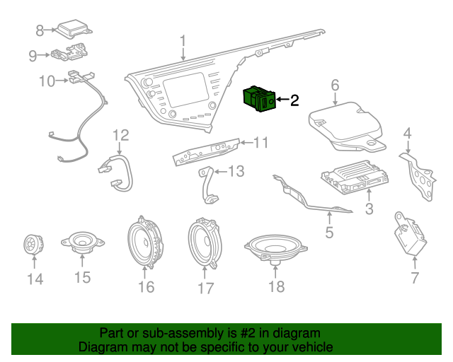 8619012070 USB Port 20212023 Toyota Camry Longo Toyota Parts
