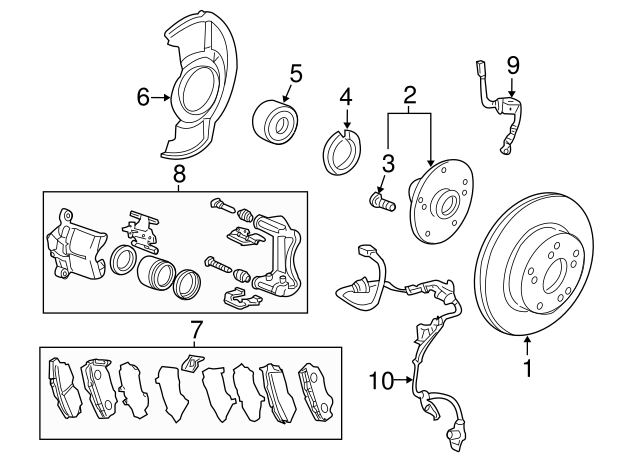 90113-STK-A01 - Bolt, Wheel (Rocknel Fastener) - 2013-2014 Honda  