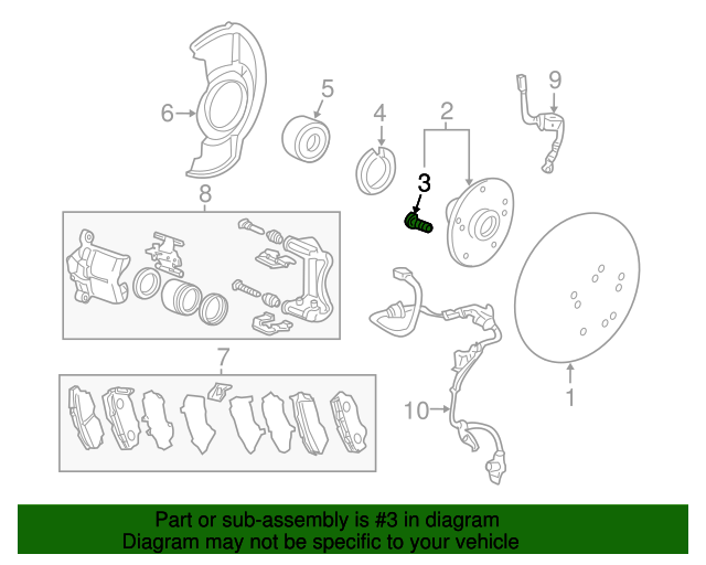 90113-STK-A01 - Bolt, Wheel (Rocknel Fastener) - 2013-2014 Honda  
