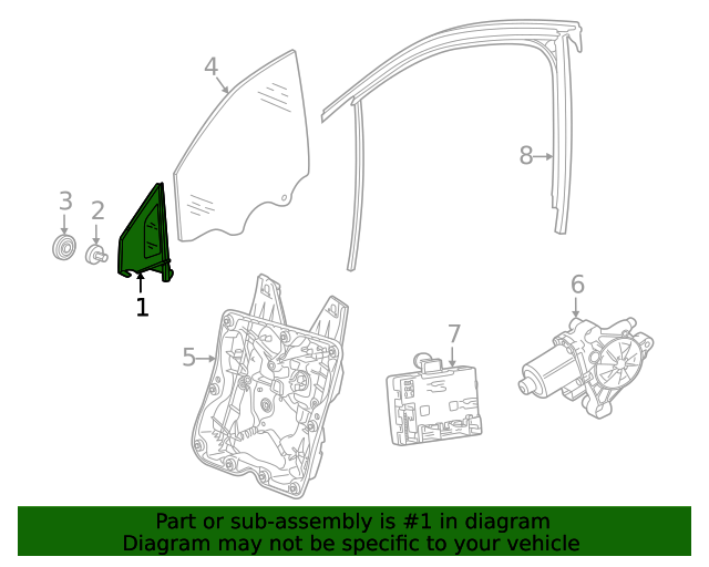 Front Glass 11A-845-114-B-5AP