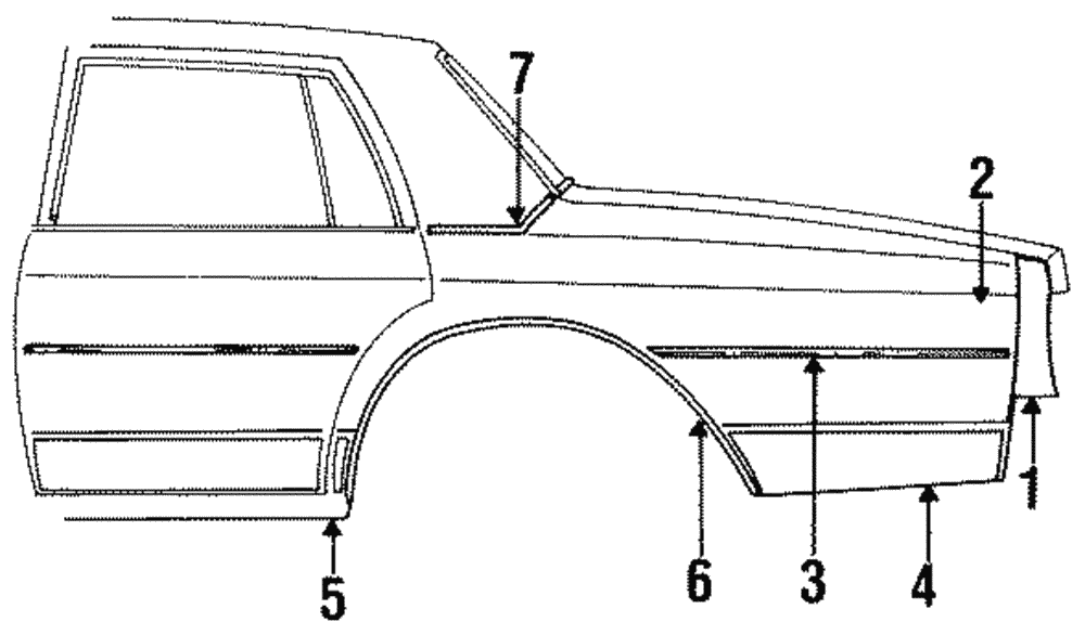 Molding Kit, Rear Whl Opg Front - GM (9637490)