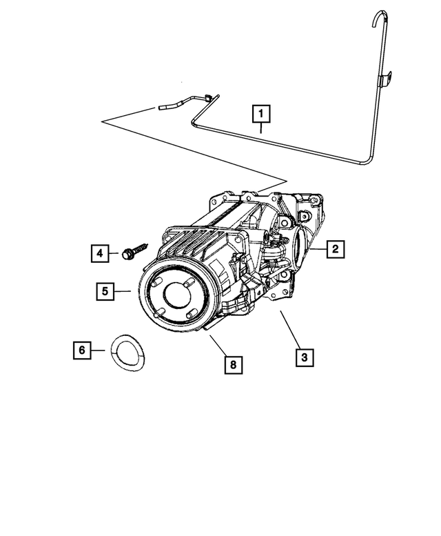 20072017 Mopar Output Shaft Seal MN132055 Mopar eStore