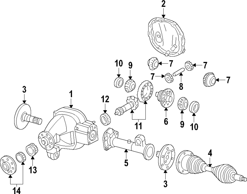 Ring & Pinion - Ford (GL3Z-3222-B)