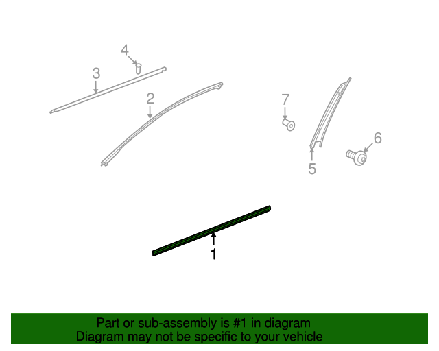 2216904180 Body Side Molding 20072013 MercedesBenz Mercedes