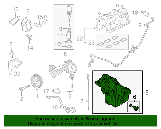 20182023 Ford F150 Oil Pan JT4Z6675E OEM Parts Online