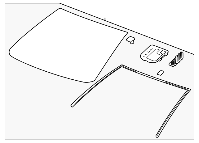 Windshield - GM (95273377)