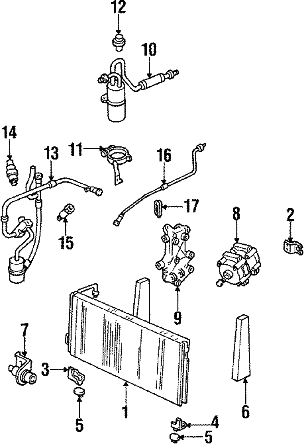 Dehydrator - Ford (YF5Z-19C836-AA)