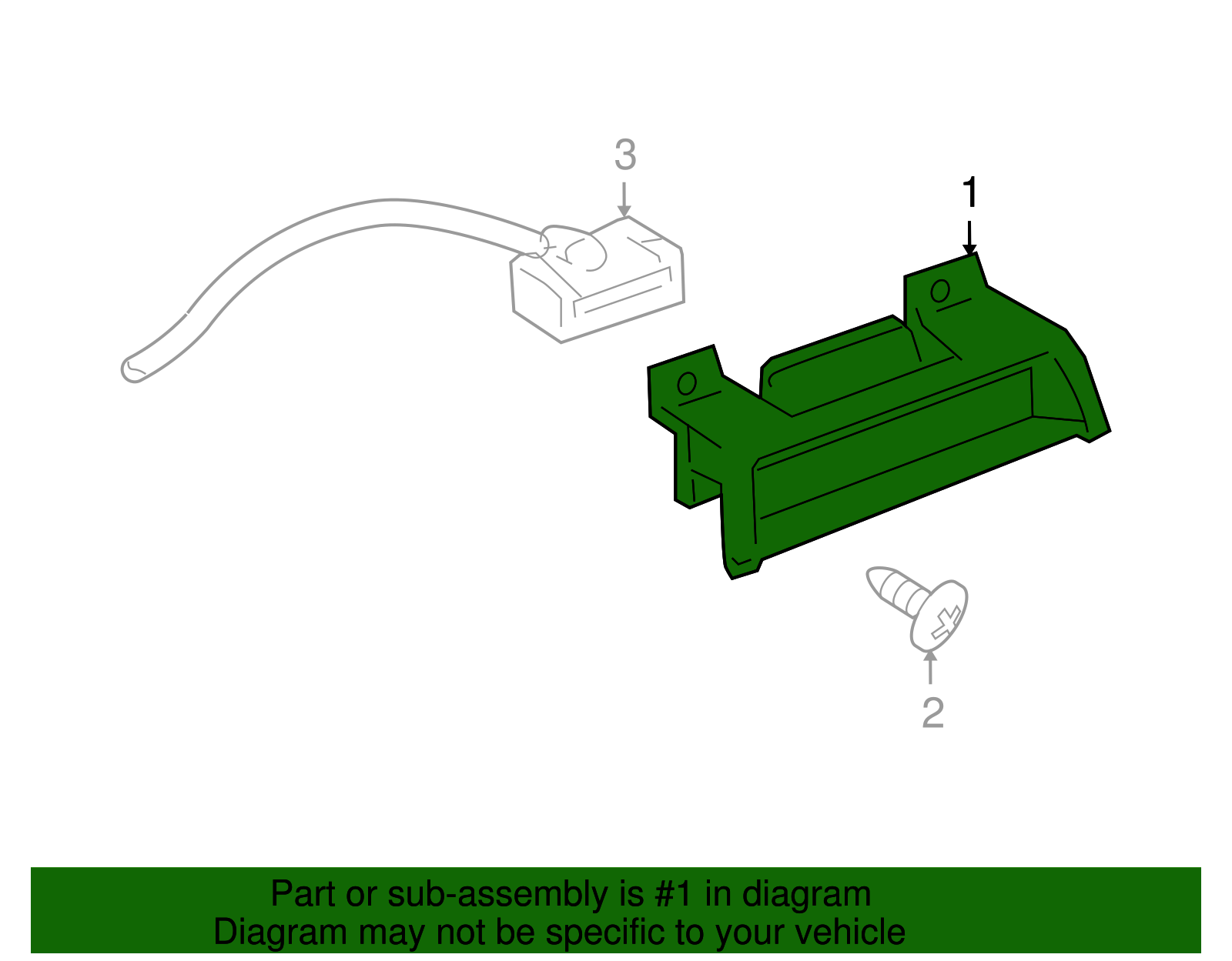 High Mount Stop Lamp - GM (19330403)