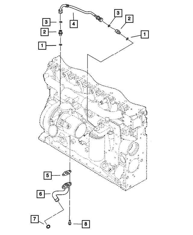 20032021 Mopar OEM NEW Mopar 20032020 Dodge Ram 2500 3500 O Ring Oil