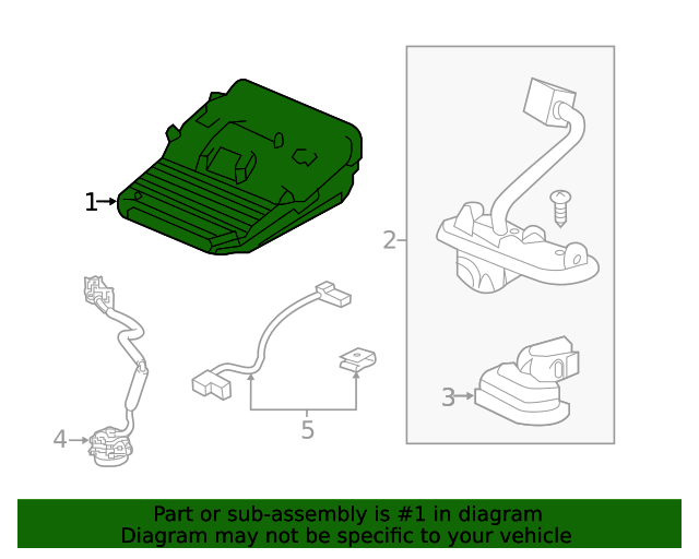 Genuine OEM Acura Front Camera Part 36160TZ7A53 Acura Parts For Less