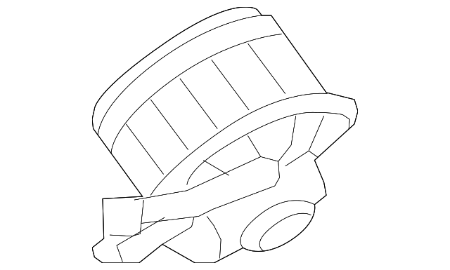 Heating and Air Conditioning Blower Motor with Wheel - GM (10397097)