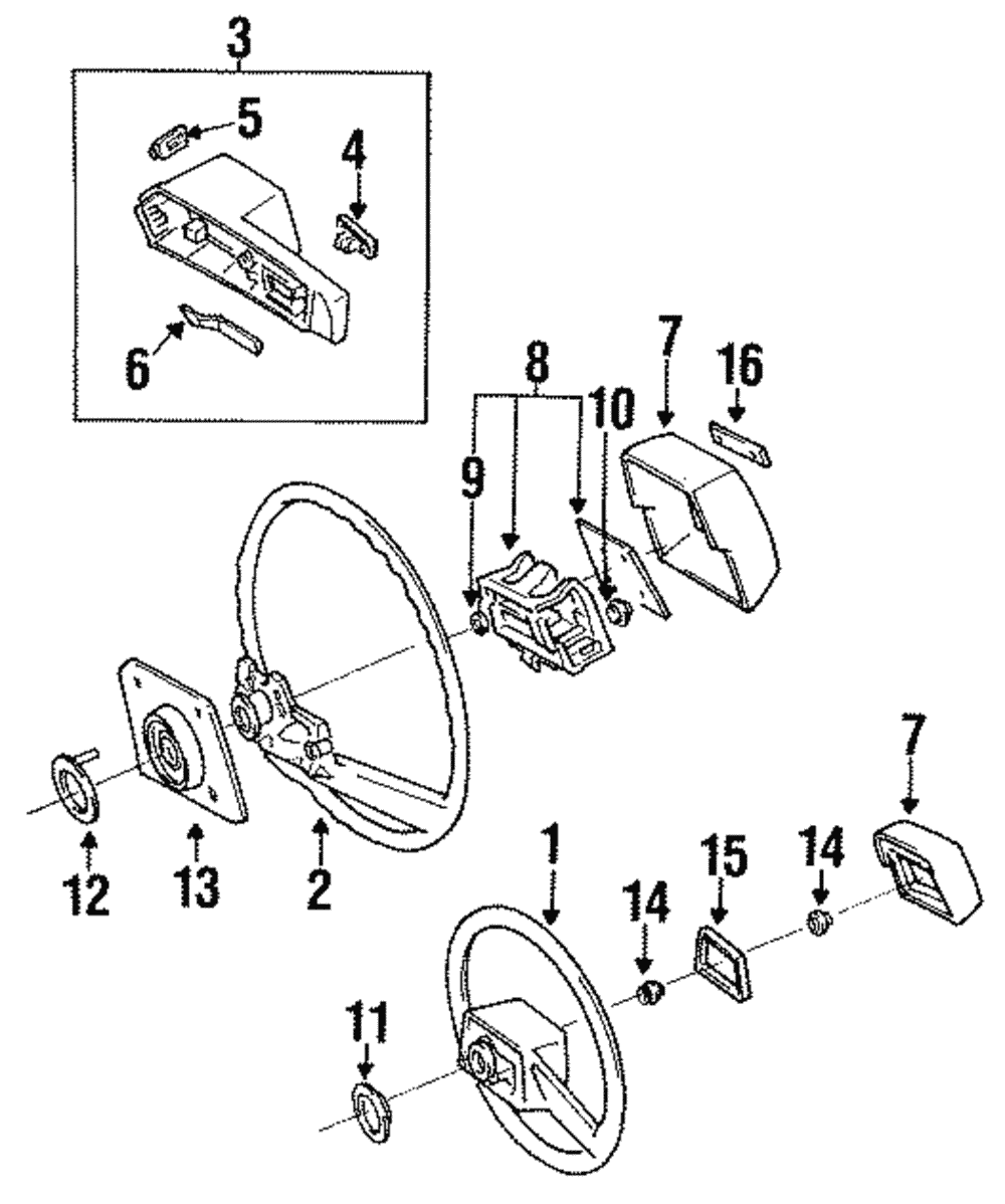 Steering Wheel - Toyota (45100-35211-03)