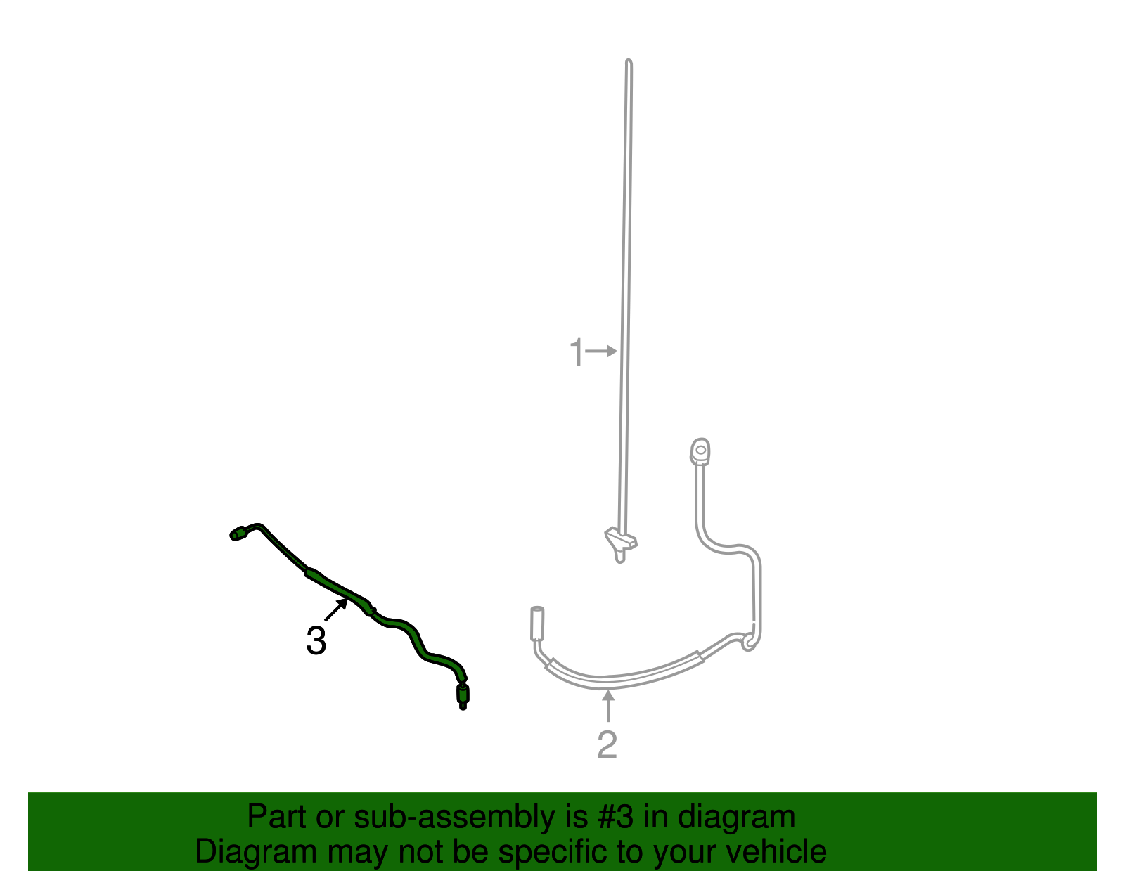 Antenna Cable - GM (97246052)