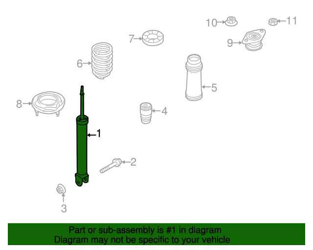 China Car Shock Absorber For Hyundai Tucson IX35 Shock Absorbers 54651