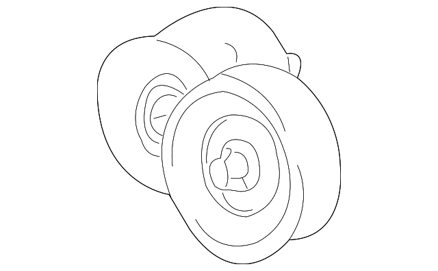 Accessory Drive Belt Tensioner Assembly - Ford (YF1Z-6B209-AA)