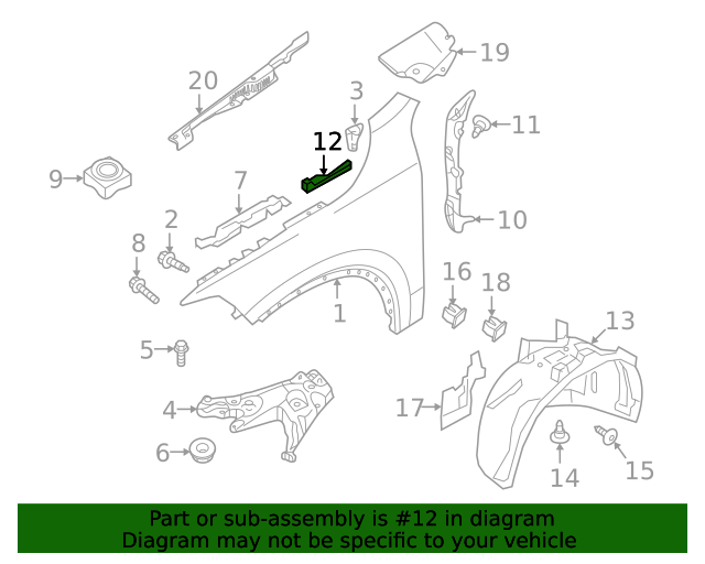 2019-2024 Volvo Upper Insulator 32244404 | OEM Euro Parts
