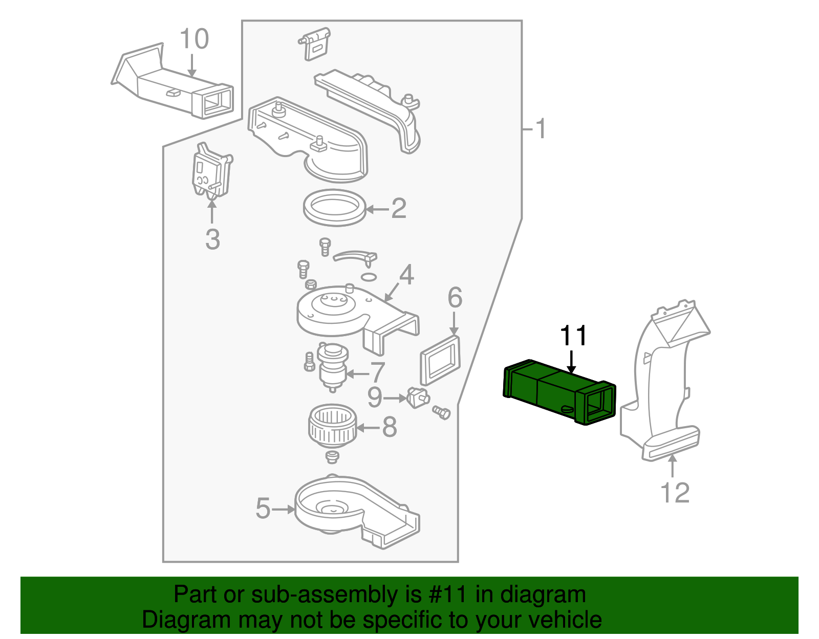 Connector - Ford (YL1Z-18C420-AA)