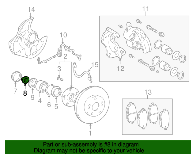 20012005 Lexus IS300 Axle Nut 9017922022 XportAuto