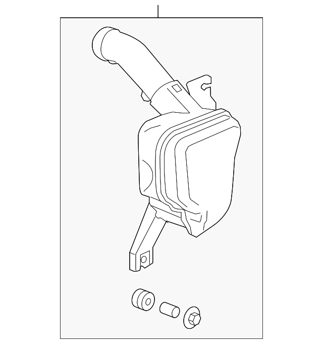 Engine Air Intake Resonator - GM (96910371)