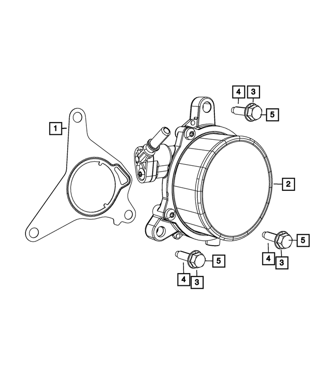 thumbnail interactive-video image 1 of Mopar 68526636AA Brake Booster Vacuum Connector For Jeep Dodge Chrysler RAM 2012-2025 1 of 3